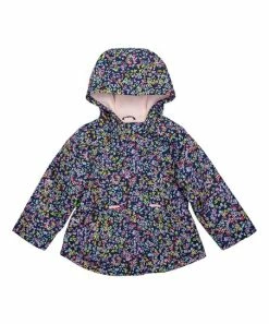 Carter's | Navy & Purple Multicolor Floral Anorak - Toddler & Girls