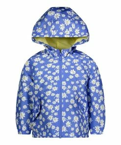 Carter's | Blue & White Daisies Raincoat - Toddler & Girls