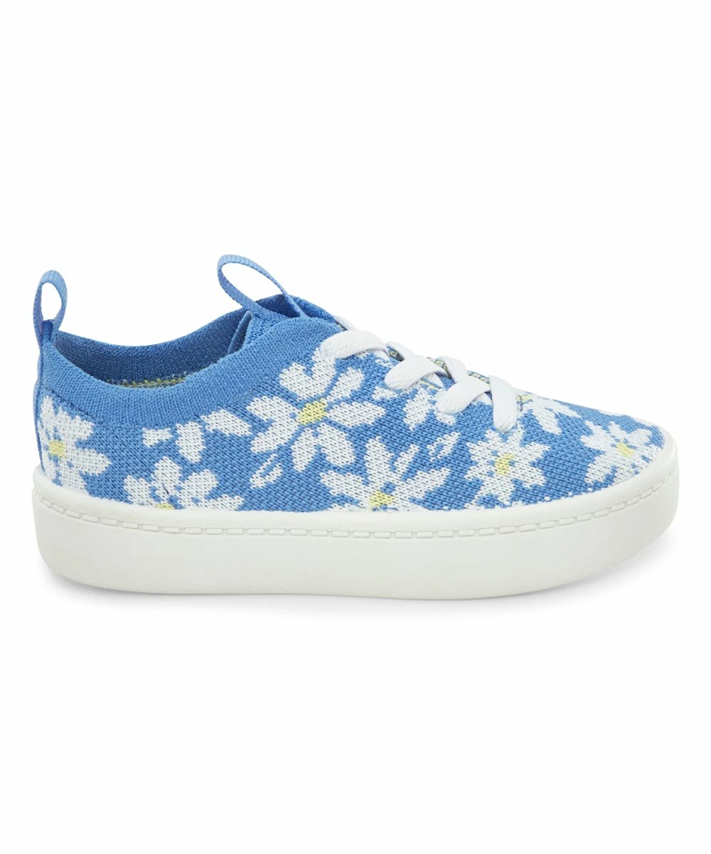 Carter's | Blue & White Floral Soren Sneaker - Girls - Image 2