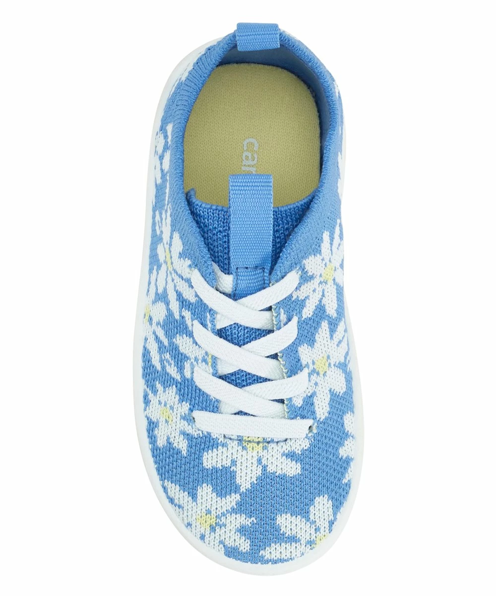 Carter's | Blue & White Floral Soren Sneaker - Girls - Image 4