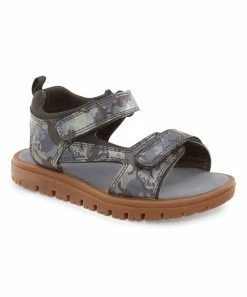 Carter's | Gray & Blue Camo Gabriel Sandal - Boys