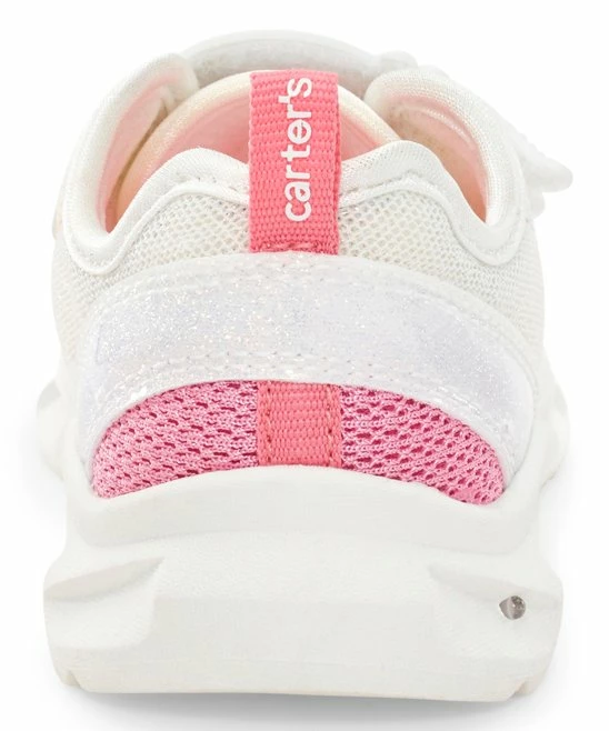 Carter's | White & Pink Hug Unicorn Sneaker - Girls - Image 3