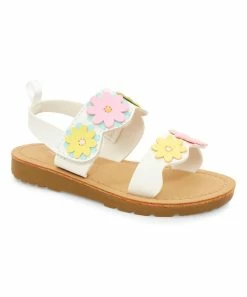 Carter's | White & Pastel Jojo Floral Sandal - Girls