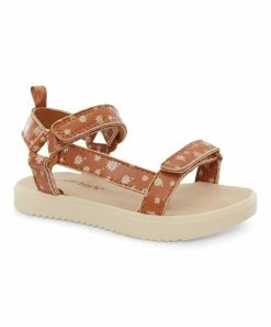 Carter's | Brown Floral Valencia Sandal - Girls