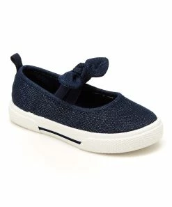 Carter's | Navy Capri Bow-Strap Slip-On Sneaker - Girls