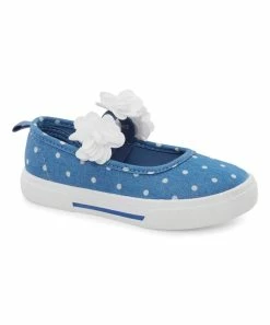 Carter's | Blue & White Polka Dot Merci Sneaker - Girls
