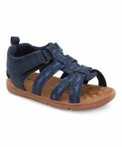 Carter's | Navy Shark Joe Sandal - Boys