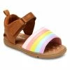 Carter's | Brown & Pastel Stripe Harlee Sandal - Girls
