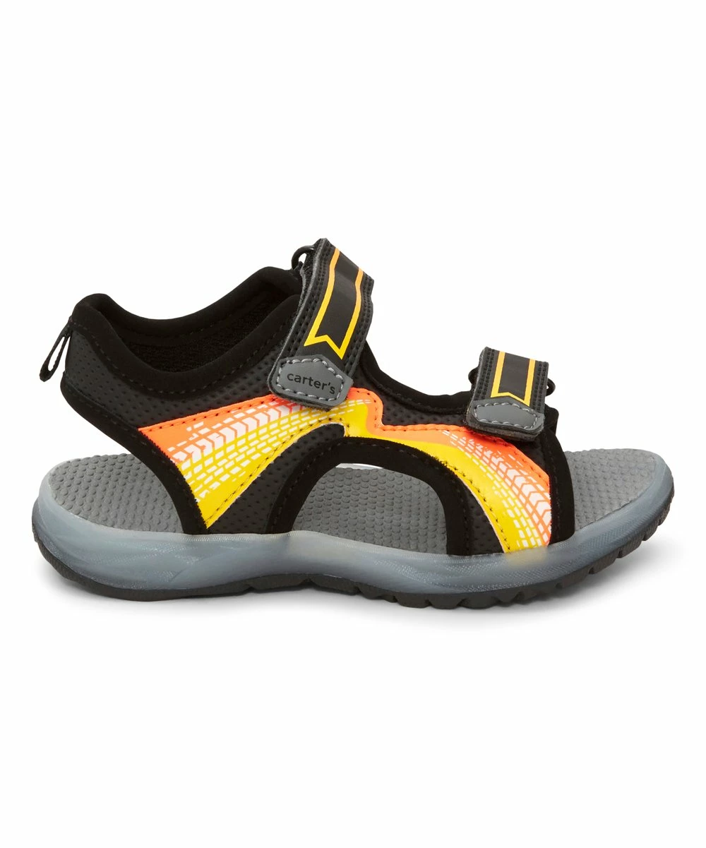 Carter's | Black & Yellow Tim Sandal - Boys - Image 2