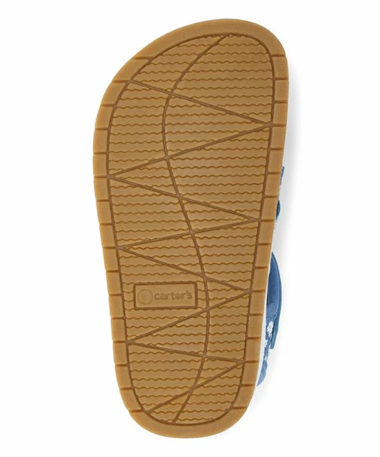 Carter's | Blue & White Floral Frisby Sandal - Girls - Image 5