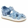 Carter's | Blue & White Floral Frisby Sandal - Girls