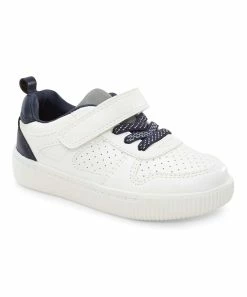 Carter's | White & Navy Port Sneaker - Boys