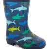 Carter's | Navy & Multicolor Shark Rain Boot - Boys