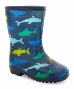 Carter's | Navy & Multicolor Shark Rain Boot - Boys