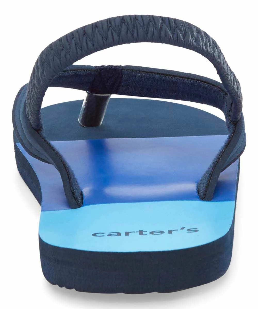 Carter's | Navy Color Block Benjamin Flip-Flop - Boys - Image 4