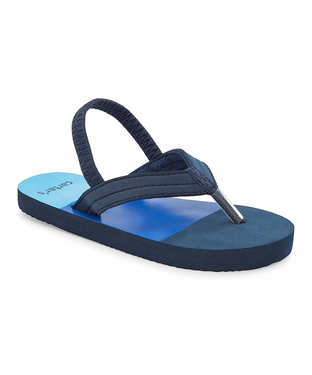 Carter's | Navy Color Block Benjamin Flip-Flop - Boys