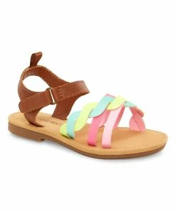 Carter's | Brown & Pastel Denali Sandal - Girls
