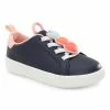 Carter's | Navy & Pink Tryptic Slip-On Sneaker - Girls