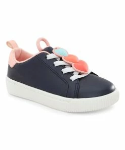 Carter's | Navy & Pink Tryptic Slip-On Sneaker - Girls