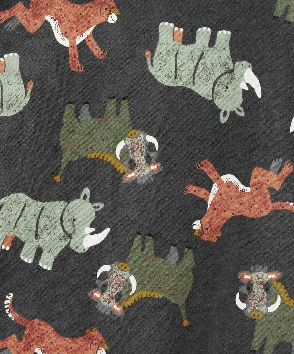 Carter's | Green Stripe Romper Set - Newborn - Image 2