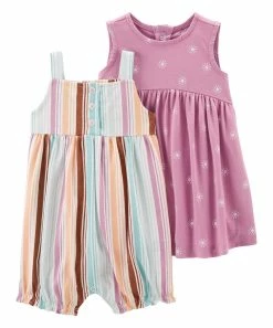 Carter's | Mauve Sun A-Line Dress Set - Newborn