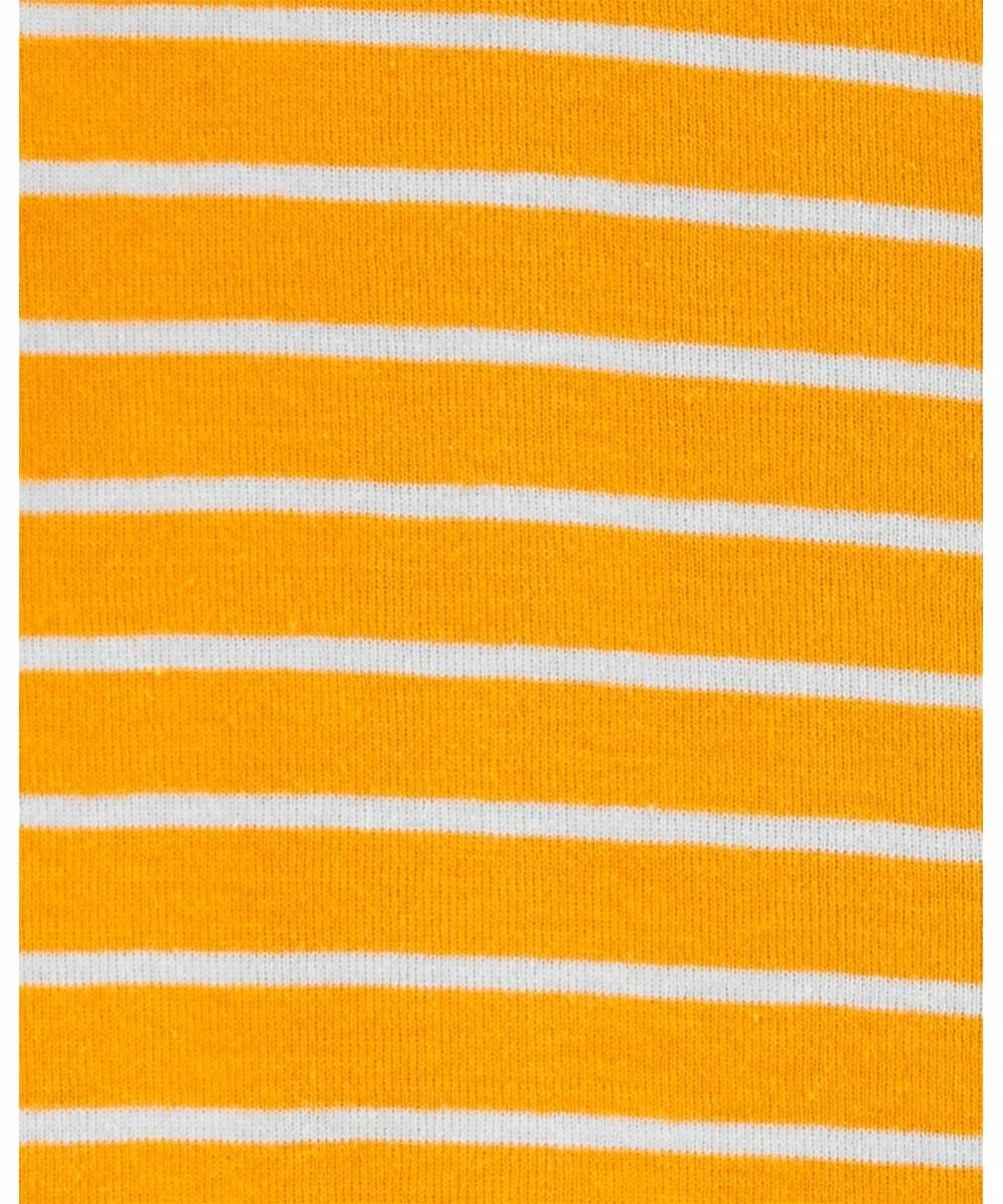 Carter's | Yellow Stripe Turtle Sleeveless Romper - Newborn - Image 2