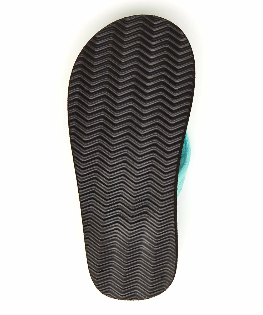Carter's | Black & Teal Dinosaurs Sendai Flip-Flop - Boys - Image 5