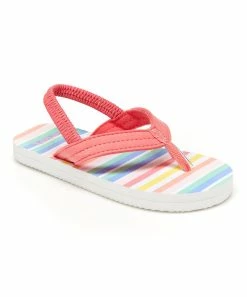 Carter's | Pink & Teal Ciara Flip-Flop - Girls