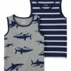Carter's | Gray Shark Tank Set - Infant & Toddler
