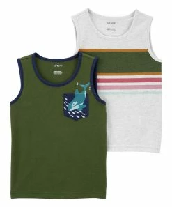 Carter's | Olive Whale Tank Set - Infant & Toddler