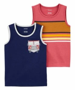 Carter's | Coral Stripe Tank Set - Infant