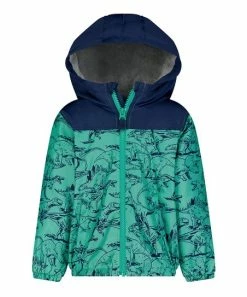 Carter's | Green Dino Hooded Jacket - Boys