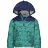 Carter's | Green & Blue Dino Hooded Jacket - Toddler