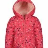 Carter's | Pink Multicolor Heart Peplum Puffer Coat - Infant & Toddler
