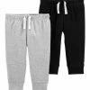 Carter's | Black & Light Gray Sweatpants Set - Infant