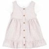Carter's | Pink Gingham Button-Accent Jumper & White Short-Sleeve Bodysuit - Newborn & Infant