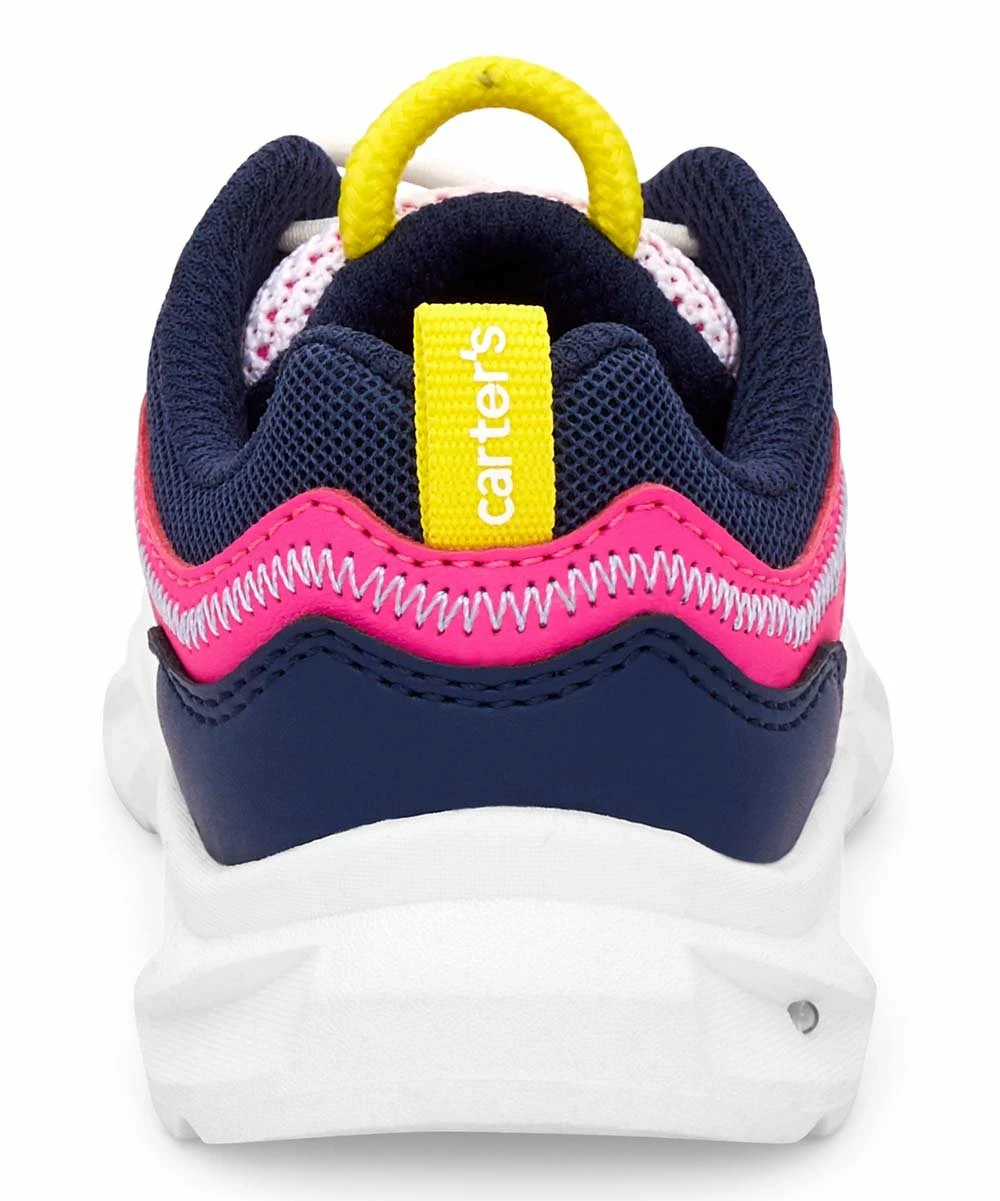 Carter's | Pink & Navy Multi Oaker Light-Up Sneaker - Girls - Image 3