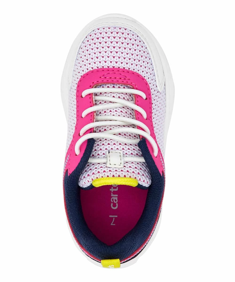 Carter's | Pink & Navy Multi Oaker Light-Up Sneaker - Girls - Image 4