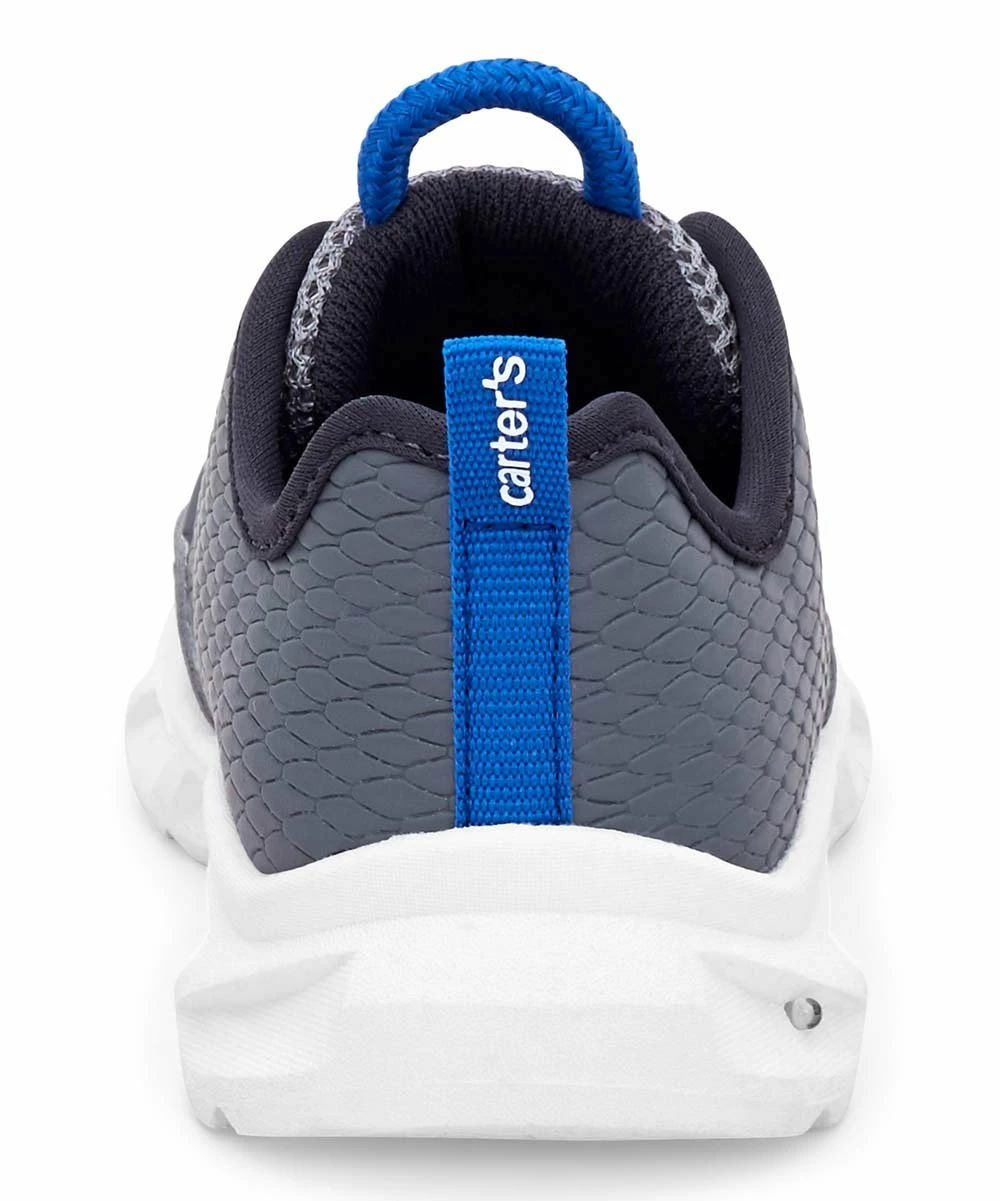 Carter's | Gray & Blue Shark Tegan Light-Up Sneaker - Boys - Image 3