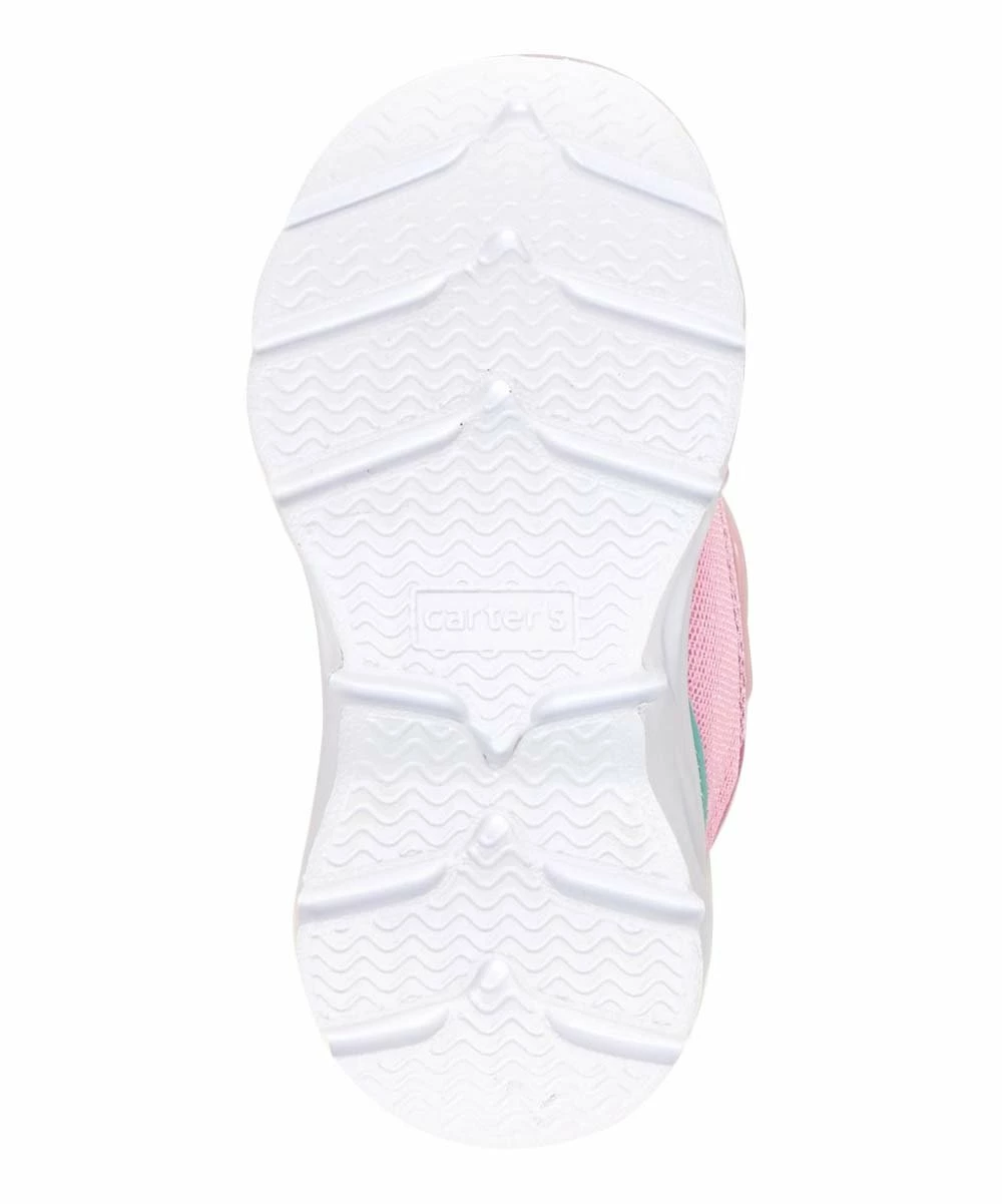 Carter's | Pink & Turquoise Butterfly Hug Light-Up Sneaker - Girls - Image 5