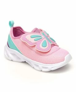 Carter's | Pink & Turquoise Butterfly Hug Light-Up Sneaker - Girls