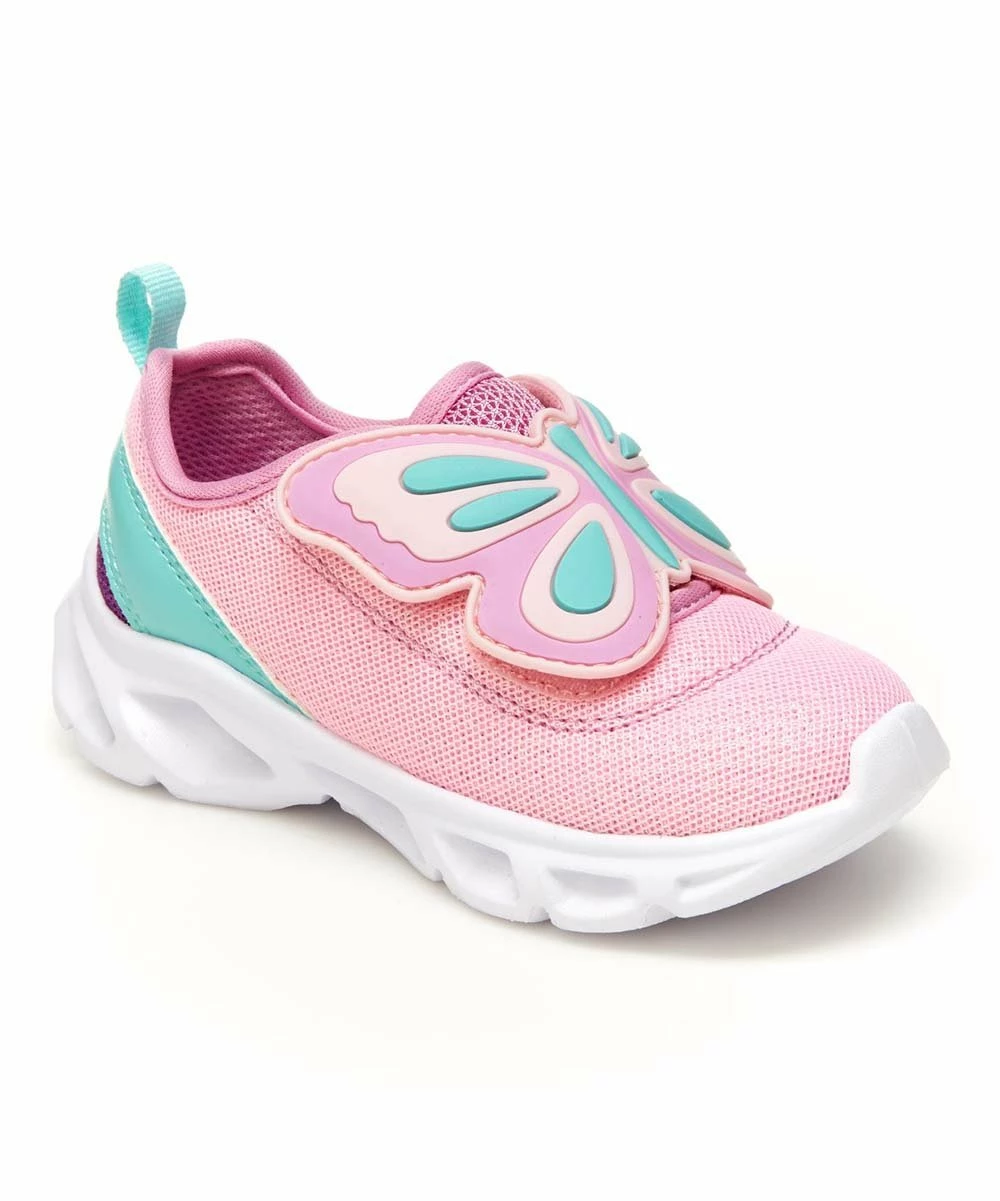 Carter's | Pink & Turquoise Butterfly Hug Light-Up Sneaker - Girls