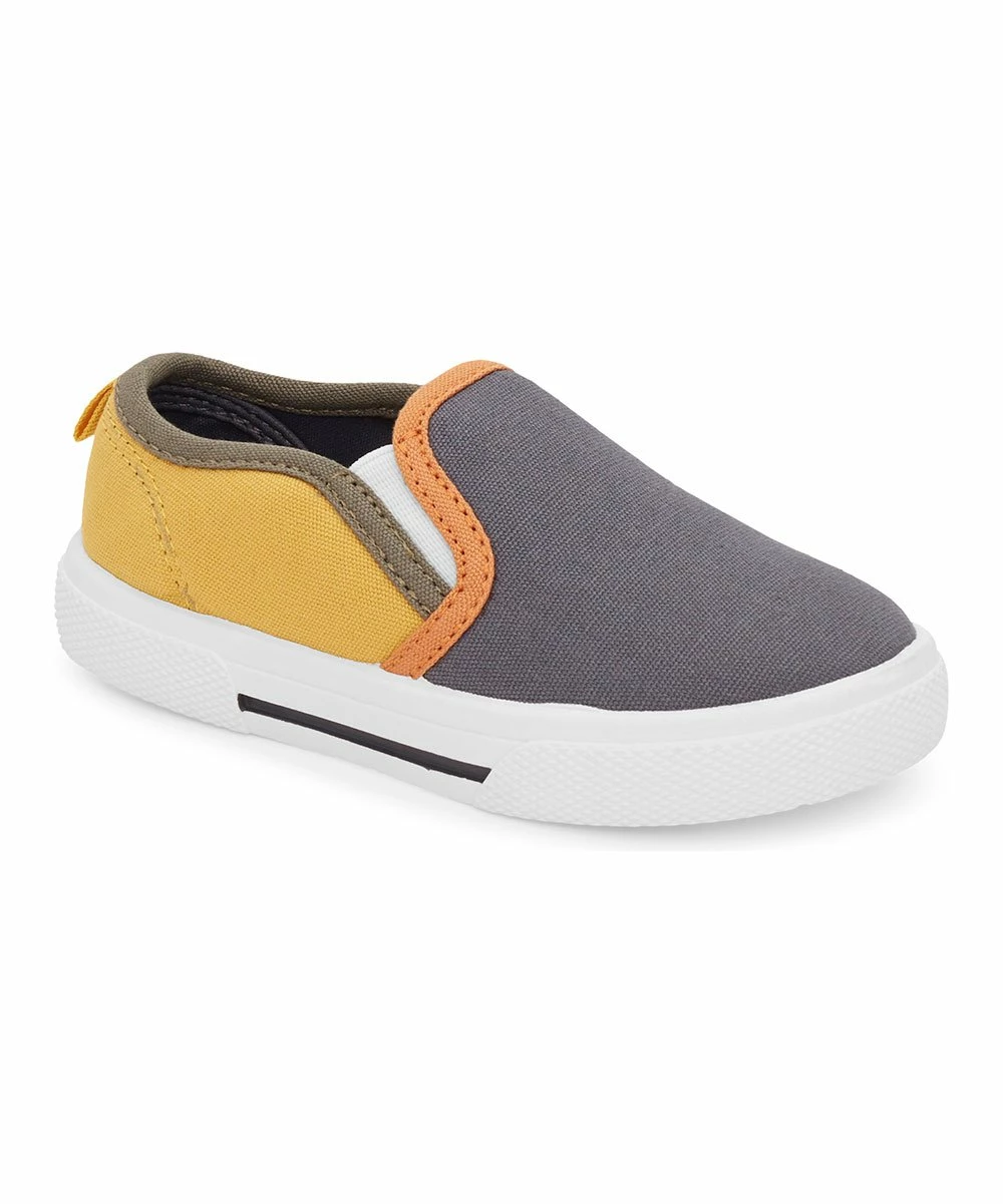 Carter's | Yellow & Gray Damon Slip-On Sneaker - Boys