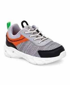 Carter's | Gray & Orange Oaker Light-Up Sneaker - Boys