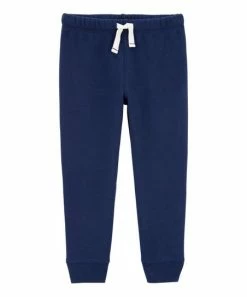 Carter's | Navy Fleece Drawstring Joggers - Infant