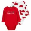 Carter's | Red & White 'My First Christmas' Bodysuit Set - Infant