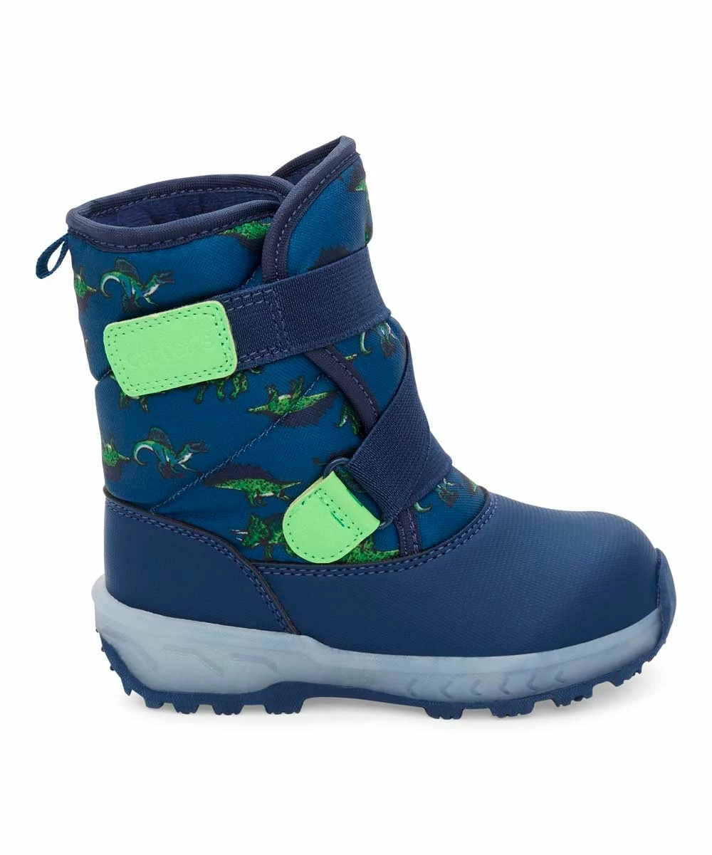 Carter's | Blue Dinosaur Legolas Light-Up Snow Boot - Boys - Image 2