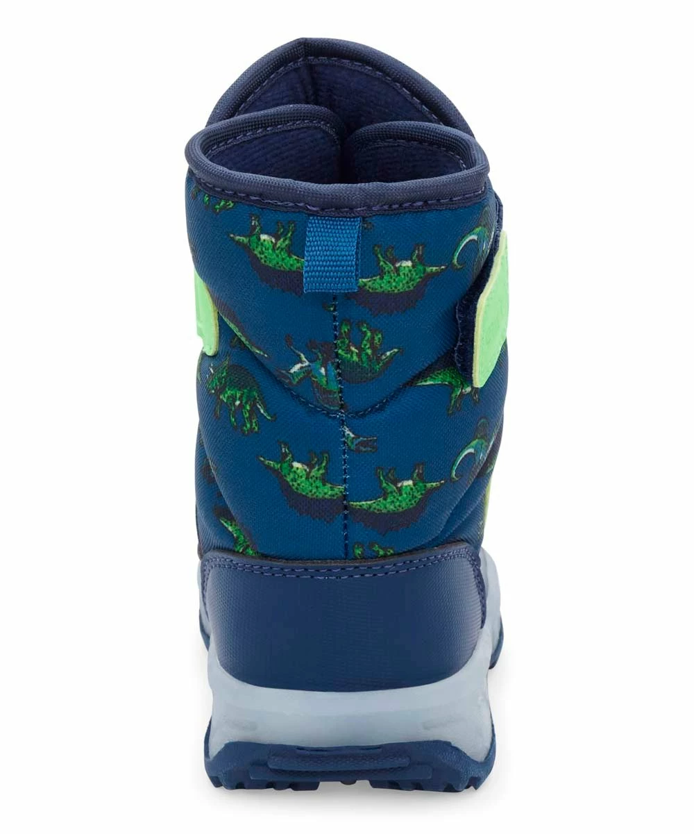 Carter's | Blue Dinosaur Legolas Light-Up Snow Boot - Boys - Image 3