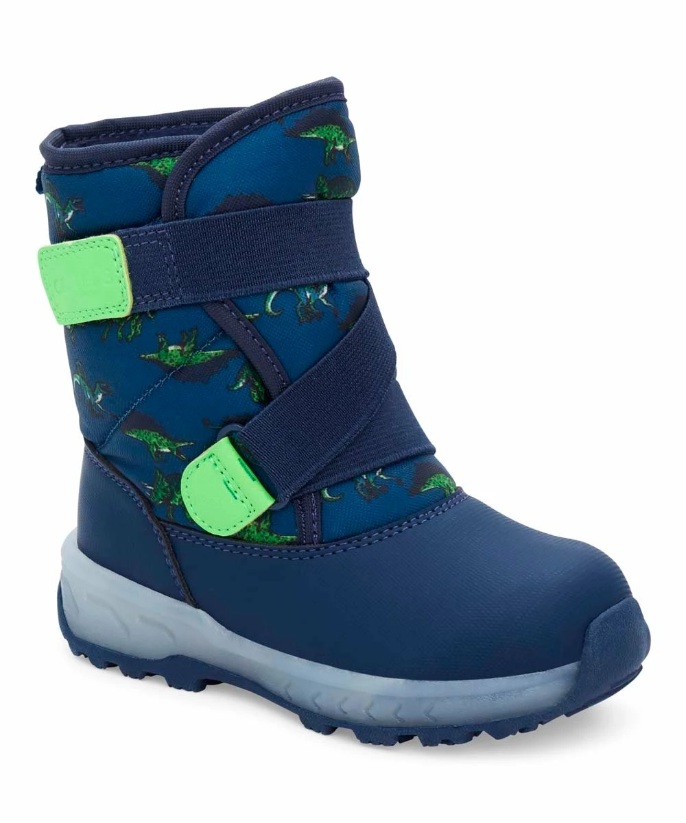 Carter's | Blue Dinosaur Legolas Light-Up Snow Boot - Boys