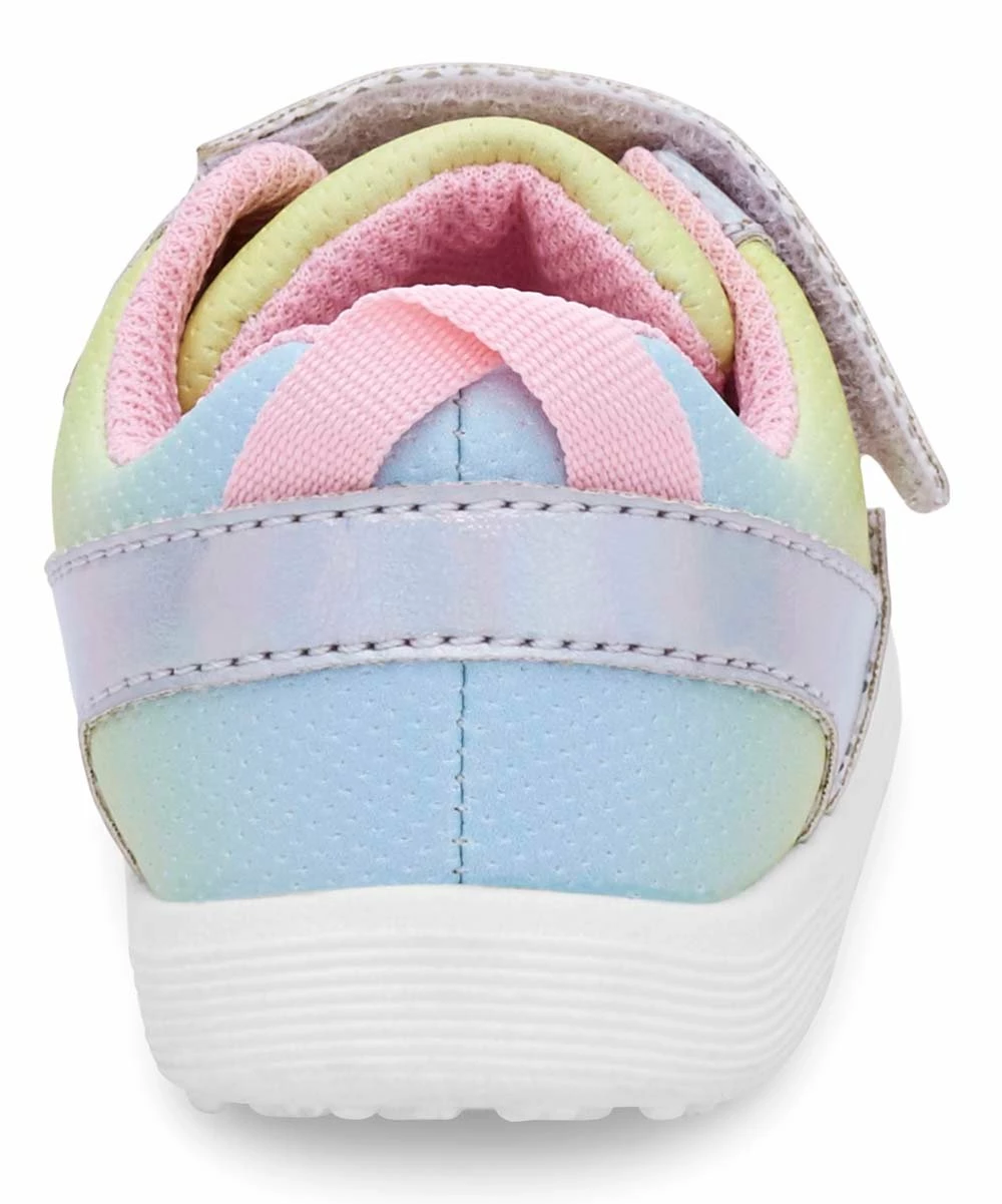 Carter's | Pink & Blue Multicolor Strap-Accent Kit Sneaker - Girls - Image 3